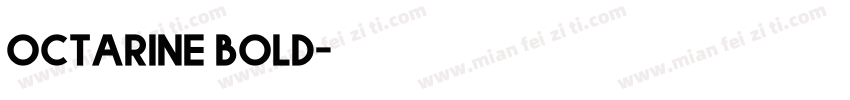 octarine bold字体转换